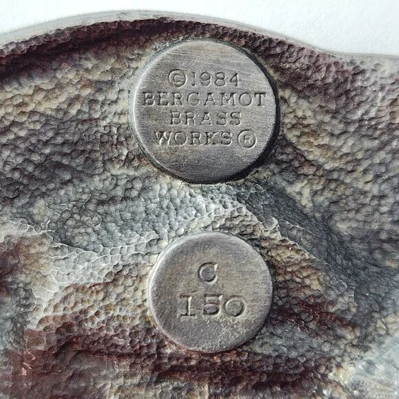 Bergamot Brass Works Country 3D Enameled Music Belt Buckle Vintage 1984 - Picture 3 of 3